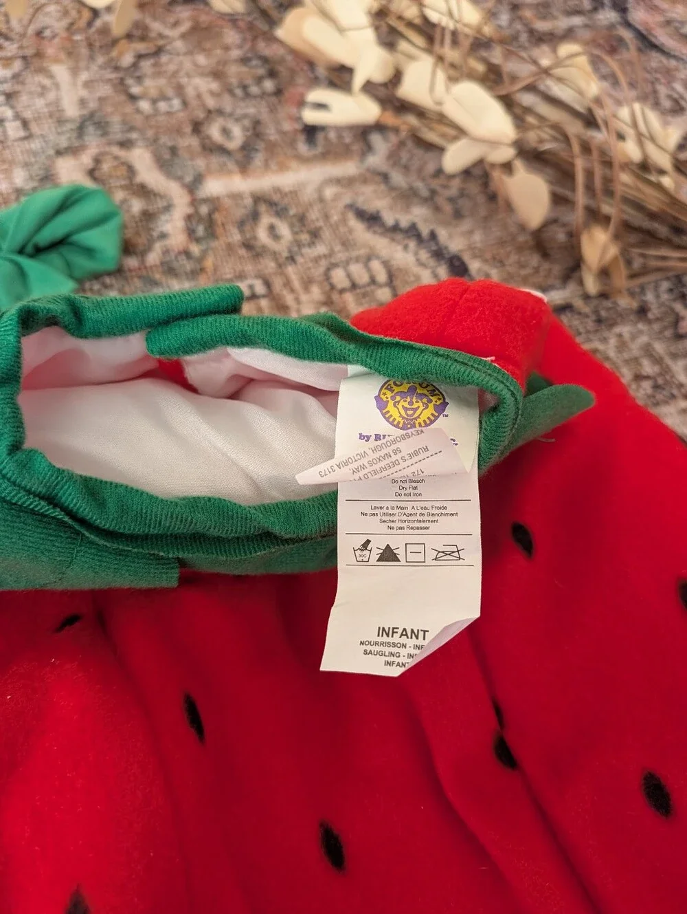 Rubies II Infant Strawberry costume 3-6m